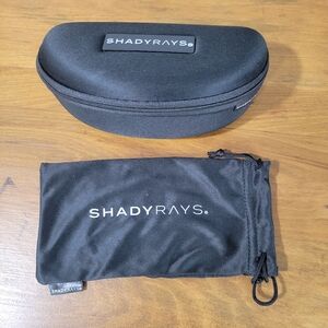 Shady Rays Black Hard Shell Sunglasses Case